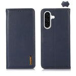 Custodia per telefono in pelle di vacchetta con strato superiore in nappa KHAZNEH, For Galaxy S26 FE 5G, For Samsung Galaxy S26 Edge 5G, For Samsung Galaxy S26 Ultra 5G, For Samsung Galaxy S26 5G, For Samsung Galaxy S25 FE 5G                           ...