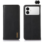 Custodia per telefono in pelle di vacchetta con strato superiore in nappa KHAZNEH, For Galaxy S26 FE 5G, For Samsung Galaxy S26 Edge 5G, For Samsung Galaxy S26 Ultra 5G, For Samsung Galaxy S26 5G, For Samsung Galaxy S25 FE 5G                           ...