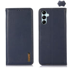 Custodia per telefono in pelle di vacchetta con strato superiore in nappa KHAZNEH, For Galaxy S26 FE 5G, For Samsung Galaxy S26 Edge 5G, For Samsung Galaxy S26 Ultra 5G, For Samsung Galaxy S26 5G, For Samsung Galaxy S25 FE 5G                           ...