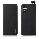 Custodia per telefono in pelle di vacchetta con strato superiore in nappa KHAZNEH, For Galaxy S26 FE 5G, For Samsung Galaxy S26 Edge 5G, For Samsung Galaxy S26 Ultra 5G, For Samsung Galaxy S26 5G, For Samsung Galaxy S25 FE 5G                           ...