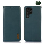 Custodia per telefono in pelle di vacchetta con strato superiore in nappa KHAZNEH, For Galaxy S26 FE 5G, For Samsung Galaxy S26 Edge 5G, For Samsung Galaxy S26 Ultra 5G, For Samsung Galaxy S26 5G, For Samsung Galaxy S25 FE 5G                           ...