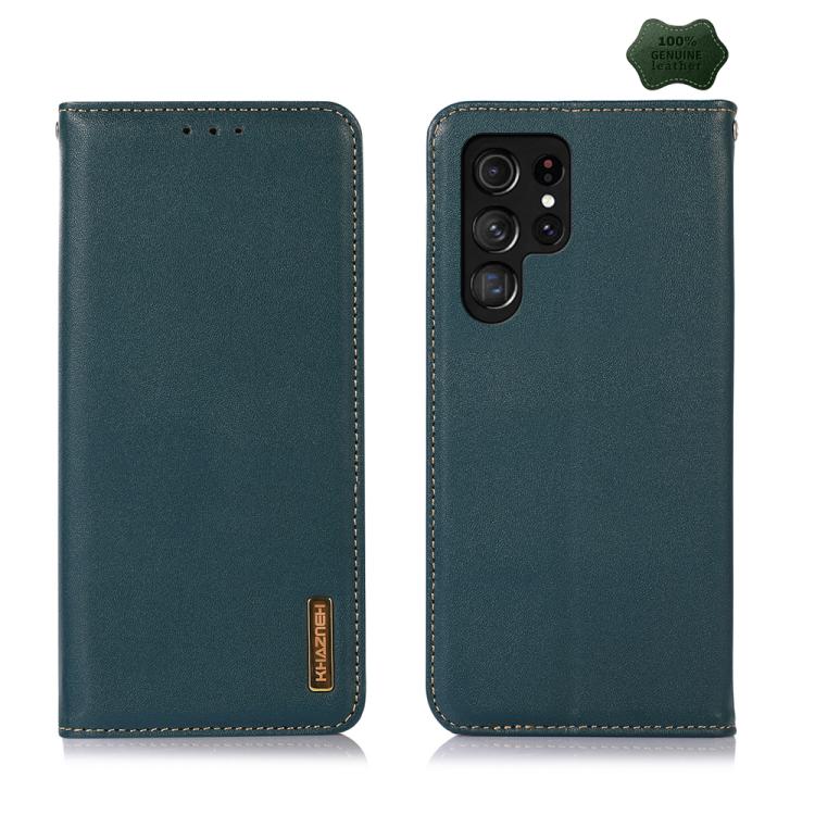 Custodia per telefono in pelle di vacchetta con strato superiore in nappa KHAZNEH, For Galaxy S26 FE 5G, For Samsung Galaxy S26 Edge 5G, For Samsung Galaxy S26 Ultra 5G, For Samsung Galaxy S26 5G, For Samsung Galaxy S25 FE 5G                           ...