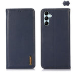Custodia per telefono in pelle di vacchetta con strato superiore in nappa KHAZNEH, For Galaxy S26 FE 5G, For Samsung Galaxy S26 Edge 5G, For Samsung Galaxy S26 Ultra 5G, For Samsung Galaxy S26 5G, For Samsung Galaxy S25 FE 5G                           ...