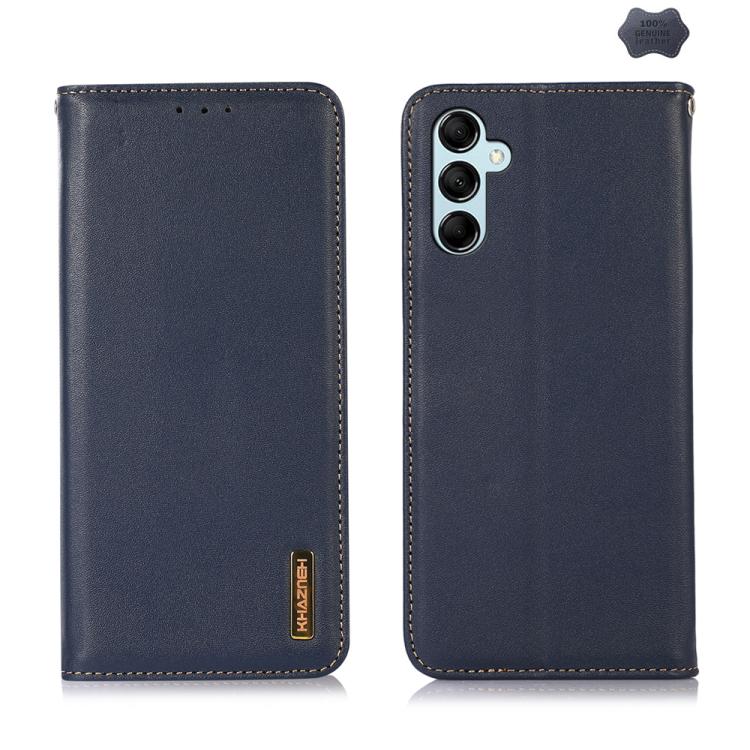Custodia per telefono in pelle di vacchetta con strato superiore in nappa KHAZNEH, For Galaxy S26 FE 5G, For Samsung Galaxy S26 Edge 5G, For Samsung Galaxy S26 Ultra 5G, For Samsung Galaxy S26 5G, For Samsung Galaxy S25 FE 5G                           ...