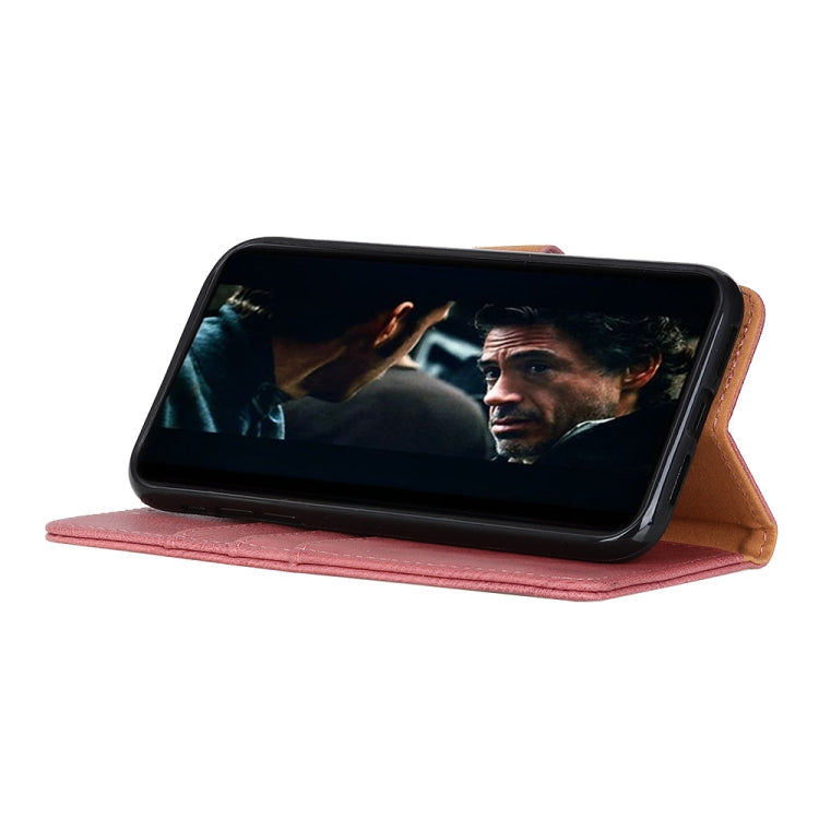 Per OPPO A53 2020 KHAZNEH Custodia in pelle a conchiglia orizzontale in pelle bovina con supporto e slot per schede e portafoglio, For OPPO A53 2020