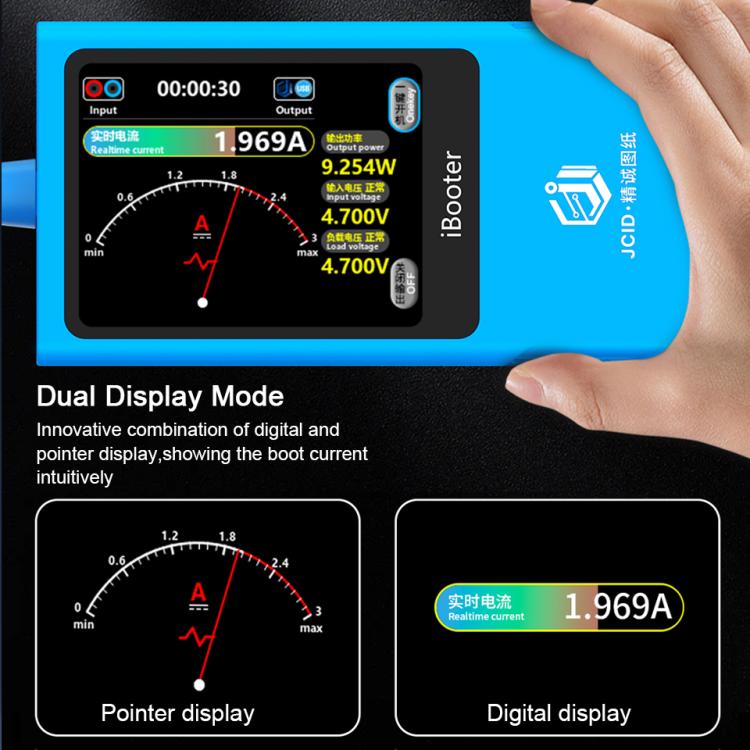 JCID iBooter Intelligent Real-time Current Analyzer Special Power Cord For iPhone 12-14 Series, JCID iBooter