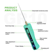 Mijing GR-10 Multifunctional Speed ​​Adjustable OCA Electric Screen Glue Remover, Mijing GR-10