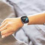 Custodia protettiva in TPU con pacchetto completo di placcatura, For Fitbit Versa 3 / Versa Sense
