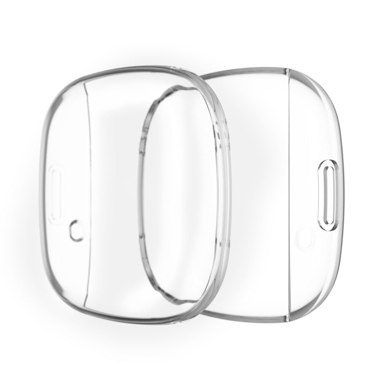 Custodia protettiva in TPU con pacchetto completo di placcatura, For Fitbit Versa 3 / Versa Sense