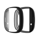 Custodia protettiva in TPU con pacchetto completo di placcatura, For Fitbit Versa 3 / Versa Sense