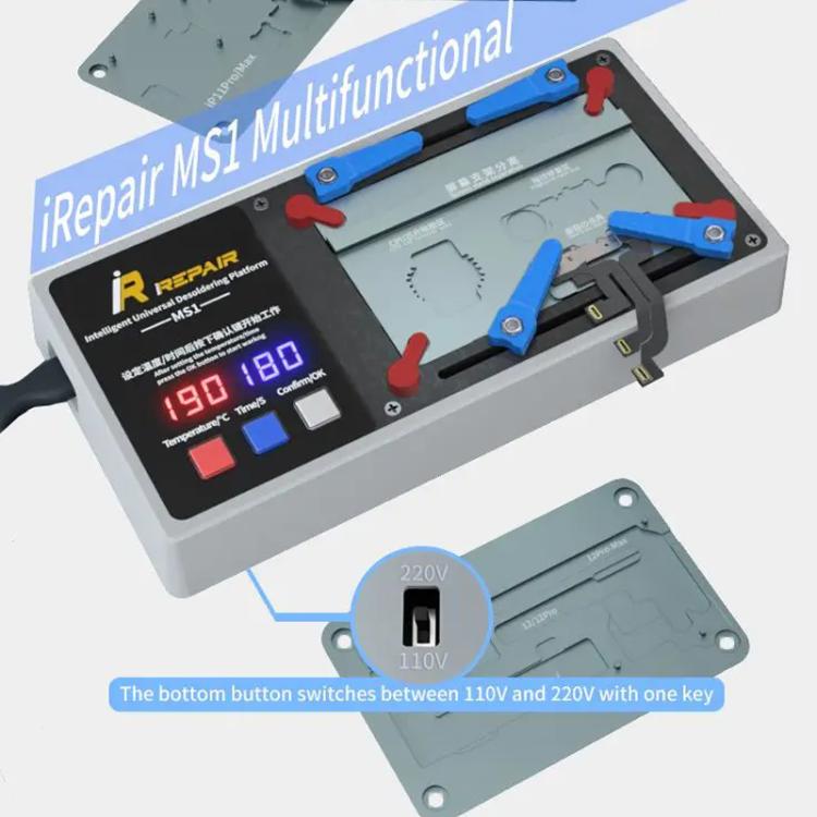 Mijing iRepair MS1 Piattaforma dissaldante universale intelligente per iPhone serie X-16, Mijing iRepair MS1