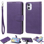 Custodia portafoglio in pelle PU staccabile per iPhone 12