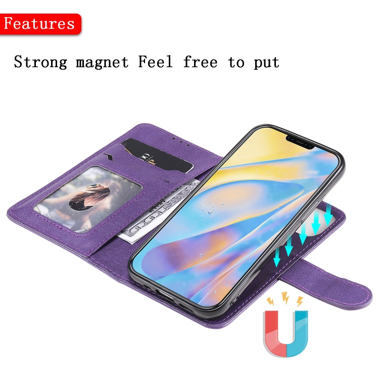 Custodia portafoglio in pelle PU staccabile per iPhone 12
