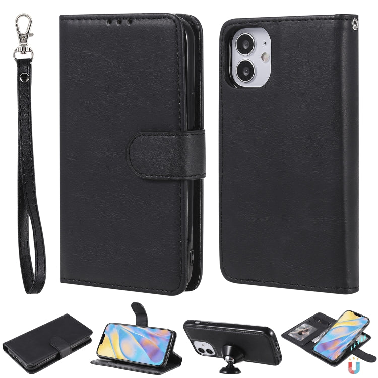Custodia portafoglio in pelle PU staccabile per iPhone 12