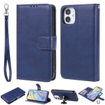 Custodia portafoglio in pelle PU staccabile per iPhone 12