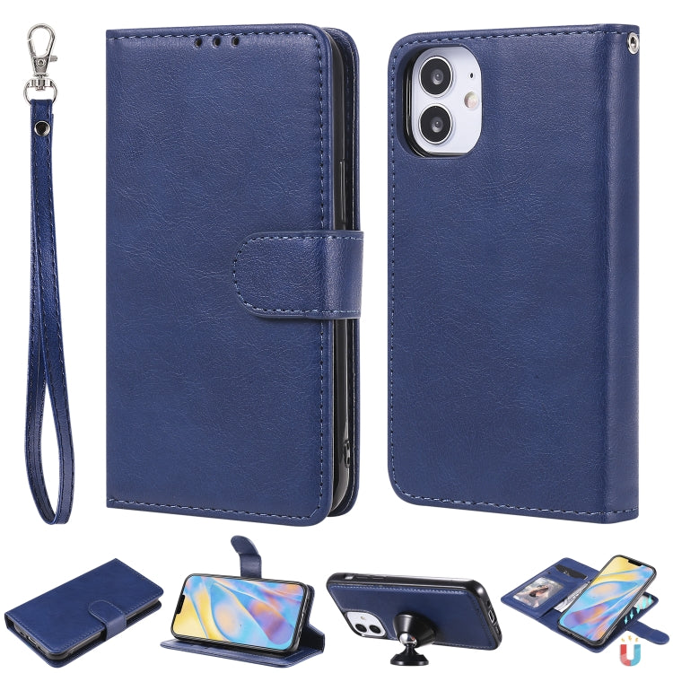 Custodia portafoglio in pelle PU staccabile per iPhone 12