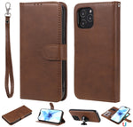Custodia portafoglio in pelle PU staccabile per iPhone 12