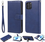 Custodia portafoglio in pelle PU staccabile per iPhone 12