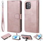 Custodia portafoglio in pelle PU staccabile per iPhone 12