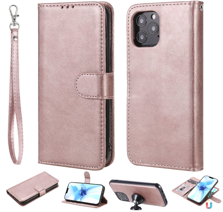 Custodia portafoglio in pelle PU staccabile per iPhone 12