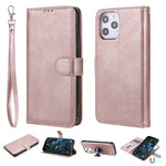 Custodia portafoglio in pelle PU staccabile per iPhone 12
