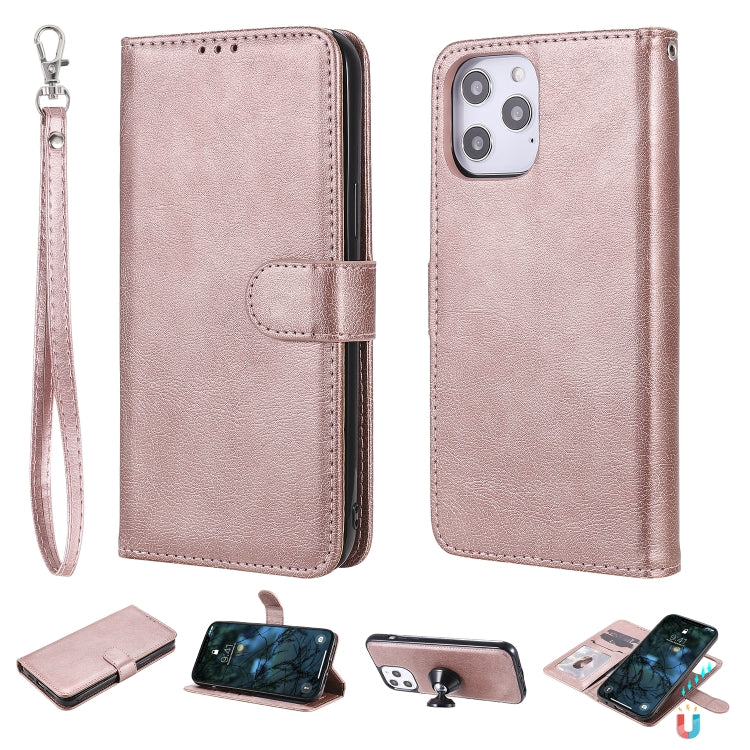 Custodia portafoglio in pelle PU staccabile per iPhone 12
