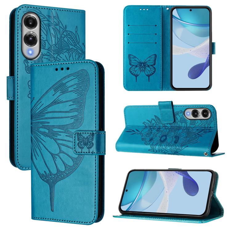 Custodia per telefono in pelle con farfalla in rilievo, For Samsung Galaxy S26 Ultra 5G, For Samsung Galaxy S26 5G, For Samsung Galaxy S25 Edge 5G