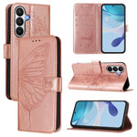Custodia per telefono in pelle con farfalla in rilievo, For Samsung Galaxy S26 Ultra 5G, For Samsung Galaxy S26 5G, For Samsung Galaxy S25 Edge 5G