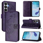 Custodia per telefono in pelle con farfalla in rilievo, For Samsung Galaxy S26 Ultra 5G, For Samsung Galaxy S26 5G, For Samsung Galaxy S25 Edge 5G