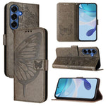 Custodia per telefono in pelle con farfalla in rilievo, For Galaxy S26 FE 5G, For Samsung Galaxy S26+ 5G, For Samsung Galaxy S26 Edge 5G