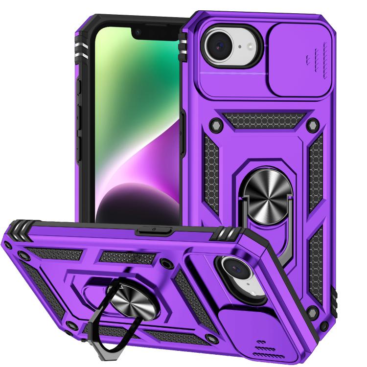 Custodia per telefono con supporto scorrevole Camshield, For iPhone 17e / 16e, For iPhone 17 Pro Max, For iPhone 17 Pro