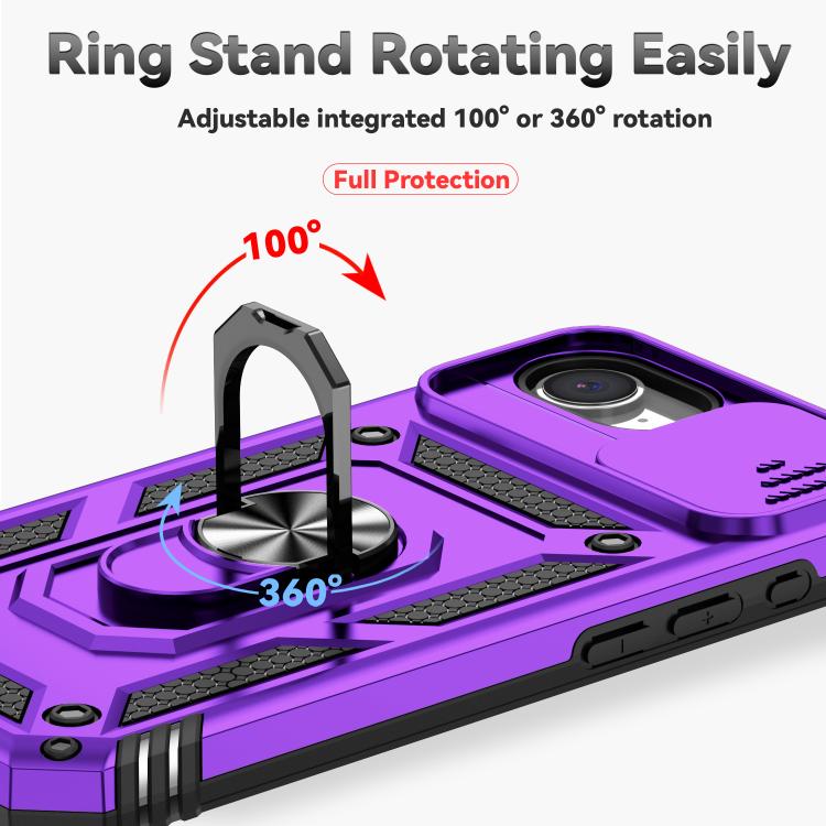 Custodia per telefono con supporto scorrevole Camshield, For iPhone 17e / 16e, For iPhone 17 Pro Max, For iPhone 17 Pro