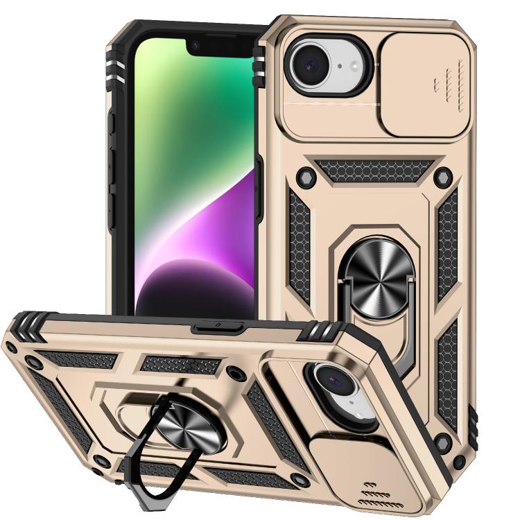 Custodia per telefono con supporto scorrevole Camshield, For iPhone 17e / 16e, For iPhone 17 Pro Max, For iPhone 17 Pro