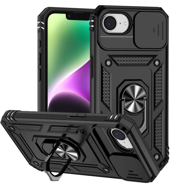 Custodia per telefono con supporto scorrevole Camshield, For iPhone 17e / 16e, For iPhone 17 Pro Max, For iPhone 17 Pro