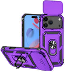 Custodia per telefono con supporto scorrevole Camshield, For iPhone 17e / 16e, For iPhone 17 Pro Max, For iPhone 17 Pro