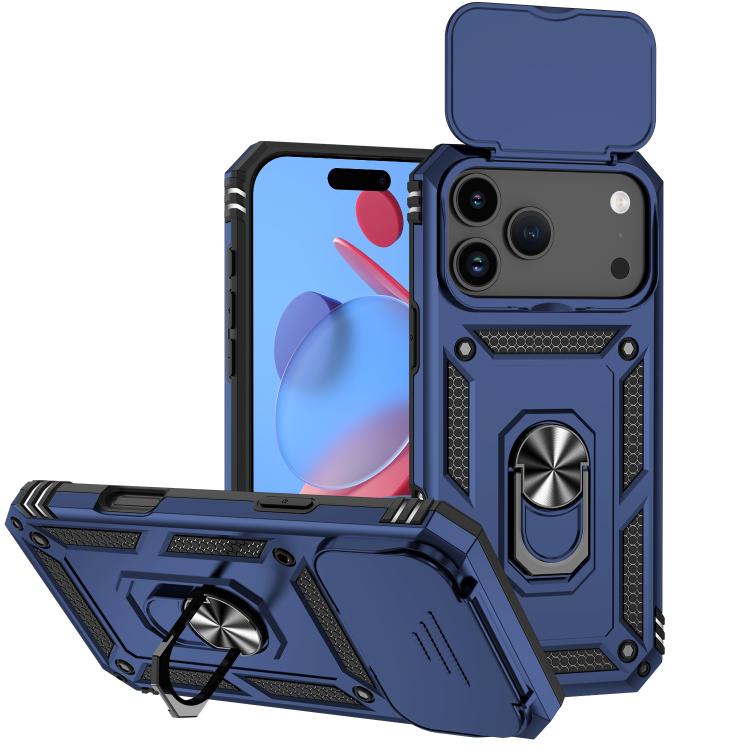 Custodia per telefono con supporto scorrevole Camshield, For iPhone 17e / 16e, For iPhone 17 Pro Max, For iPhone 17 Pro