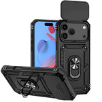 Custodia per telefono con supporto scorrevole Camshield, For iPhone 17e / 16e, For iPhone 17 Pro Max, For iPhone 17 Pro