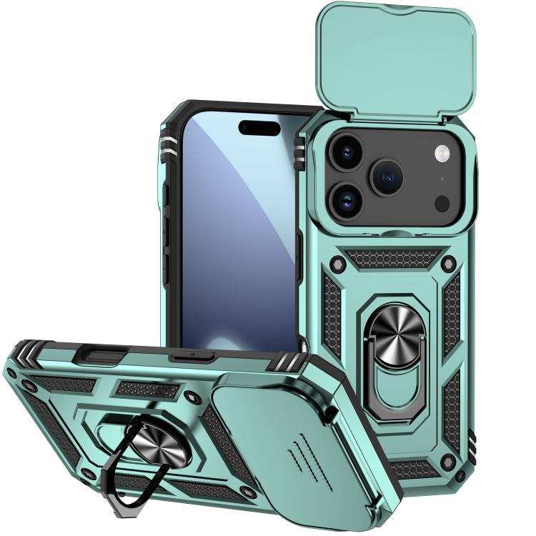 Custodia per telefono con supporto scorrevole Camshield, For iPhone 17e / 16e, For iPhone 17 Pro Max, For iPhone 17 Pro