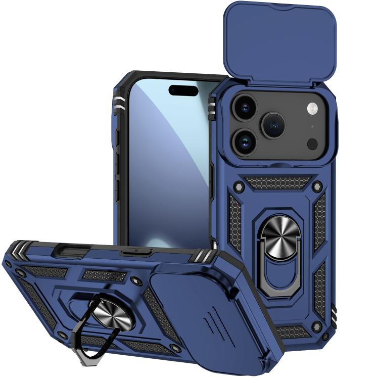 Custodia per telefono con supporto scorrevole Camshield, For iPhone 17e / 16e, For iPhone 17 Pro Max, For iPhone 17 Pro