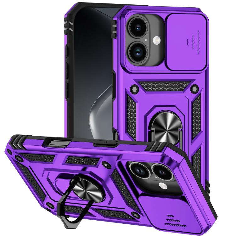 Custodia per telefono con supporto scorrevole Camshield, For iPhone 17, For iPhone Air