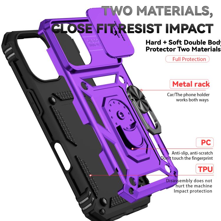 Custodia per telefono con supporto scorrevole Camshield, For iPhone 17, For iPhone Air