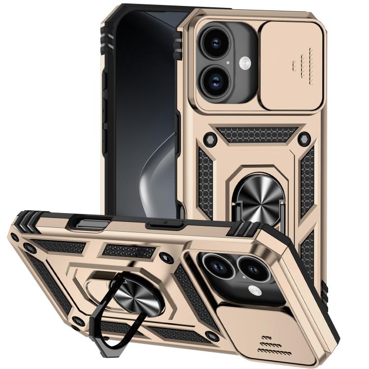 Custodia per telefono con supporto scorrevole Camshield, For iPhone 17, For iPhone Air