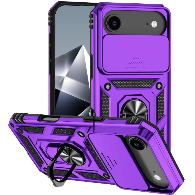 Custodia per telefono con supporto scorrevole Camshield, For iPhone 17, For iPhone Air