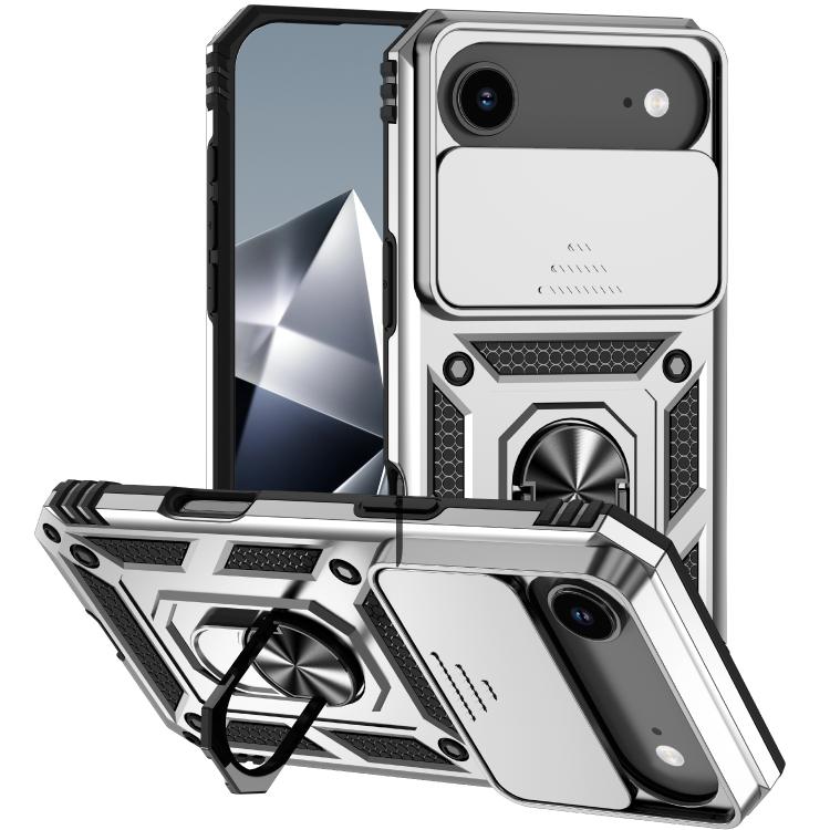Custodia per telefono con supporto scorrevole Camshield, For iPhone 17, For iPhone Air