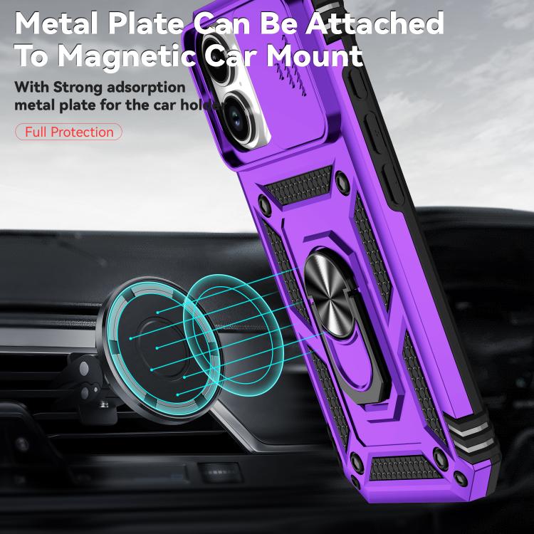 Custodia per telefono con supporto scorrevole Camshield, For iPhone 18, For iPhone 18 Pro, For iPhone 18 Pro Max