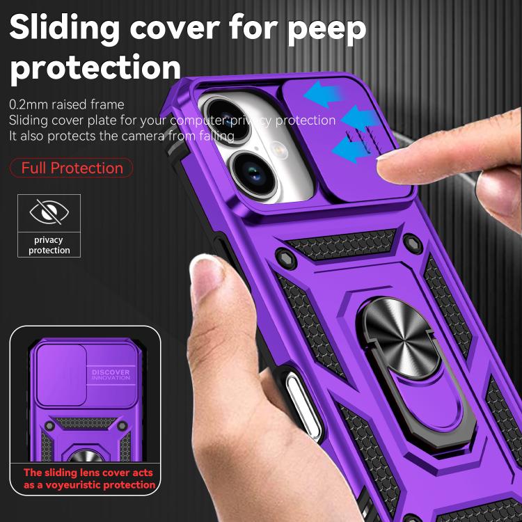 Custodia per telefono con supporto scorrevole Camshield, For iPhone 18, For iPhone 18 Pro, For iPhone 18 Pro Max