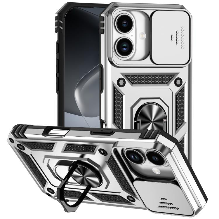 Custodia per telefono con supporto scorrevole Camshield, For iPhone 18, For iPhone 18 Pro, For iPhone 18 Pro Max