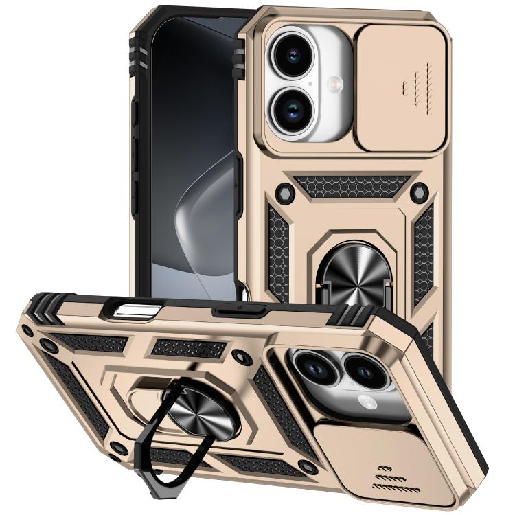 Custodia per telefono con supporto scorrevole Camshield, For iPhone 18, For iPhone 18 Pro, For iPhone 18 Pro Max