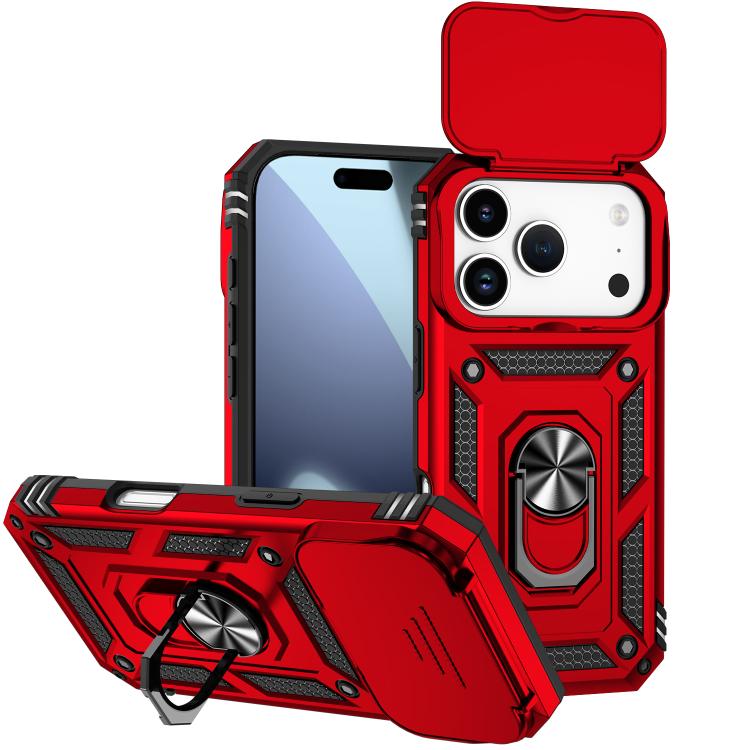 Custodia per telefono con supporto scorrevole Camshield, For iPhone 18, For iPhone 18 Pro, For iPhone 18 Pro Max