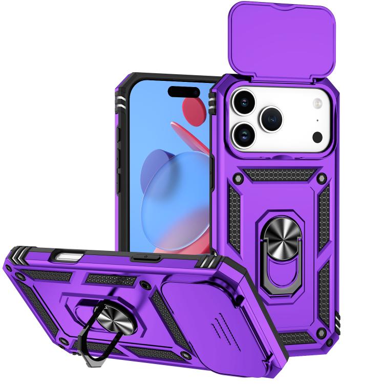 Custodia per telefono con supporto scorrevole Camshield, For iPhone 18, For iPhone 18 Pro, For iPhone 18 Pro Max